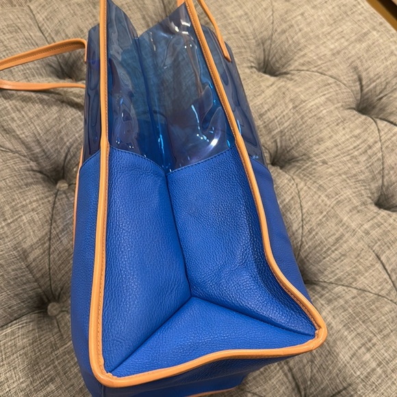 Tory Burch Bag Transparent & Leather Tote Wristlet Set - Picture 5 of 17